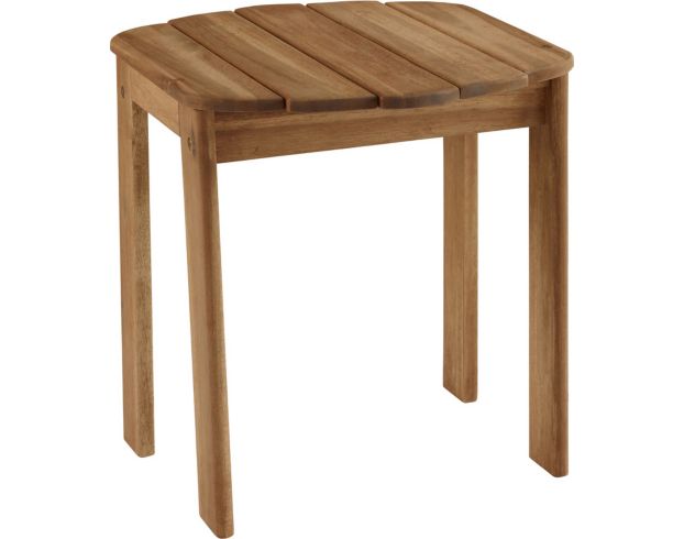 Linon Linon Outdoor Adirondack Brown End Table large image number 1