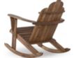 Linon Outdoor Adirondack Brown Rocking Chair small image number 2
