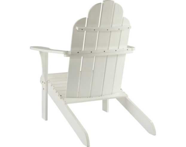 Linon Linon Outdoor Adirondack White Chair large image number 2