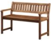 Linon Outdoor Catalan Teak Bench small image number 1