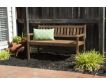 Linon Outdoor Catalan Teak Bench small image number 3