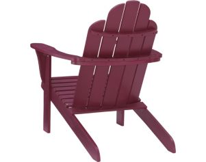 Linon Linon Outdoor Adirondack Red Chair