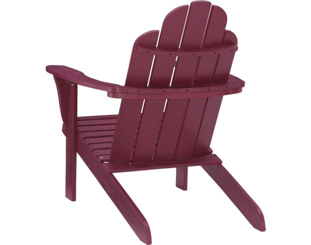 Linon Linon Outdoor Adirondack Red Chair large image number 2