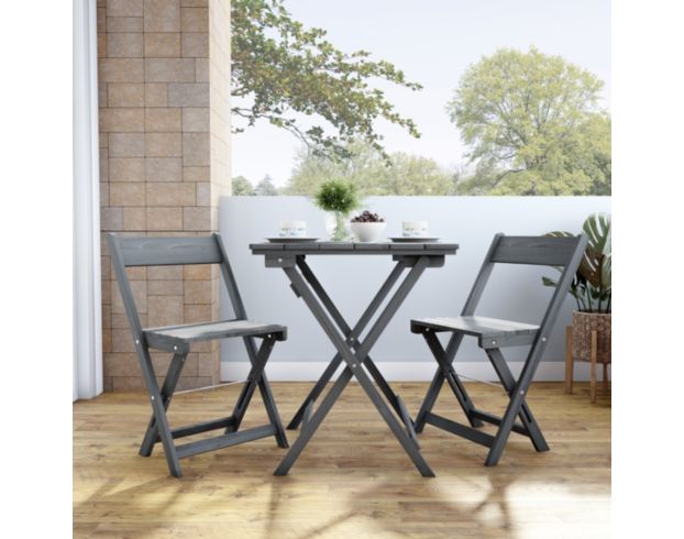 Linon Linon Outdoor Nantucket 3-Piece Bistro large image number 3