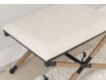 Linon Campaign Linen Accent Stool small image number 3