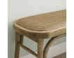Linon Hyde Brown Rattan Bench small image number 3