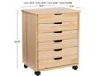 Linon Rudy Rolling Cart small image number 5