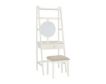 Linon Whiteout Vanity with Stool small image number 1