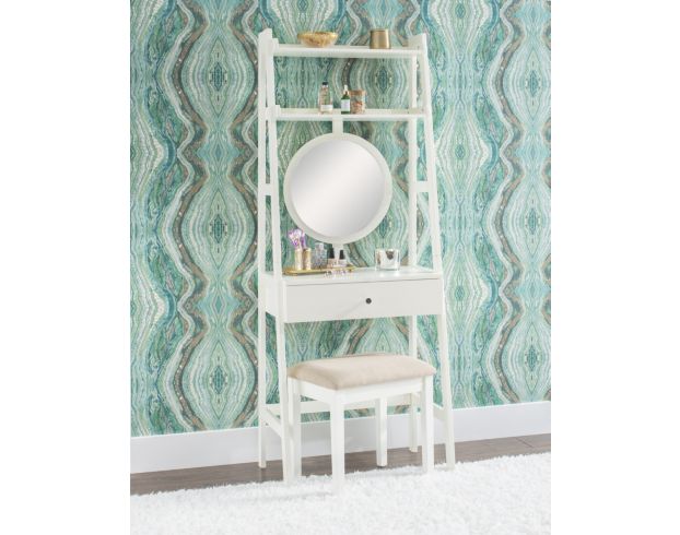 Linon Whiteout Vanity with Stool large image number 2