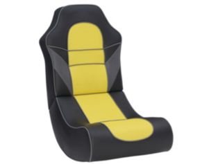 Linon Klutch Yellow Game Rocking Chair