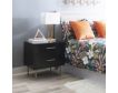Linon Glam Black Nightstand small image number 4