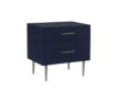 Linon Glam Navy Nightstand small image number 1