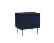 Linon Glam Navy Nightstand small image number 2