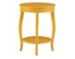Linon Rainbow Yellow Accent Table small image number 1