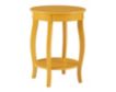 Linon Rainbow Yellow Accent Table small image number 2