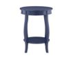 Linon Rainbow Navy Blue Accent Table small image number 2