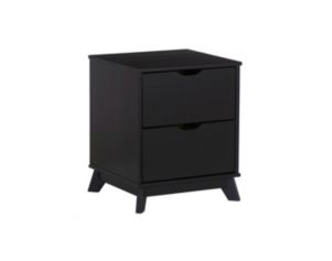 Linon Home Decor Products, Inc. Portix Black Nightstand