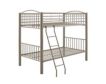 Linon Home Decor Products, Inc. Heavy Metal Pewter Twin Bunkbed small image number 2