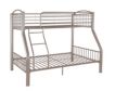 Linon Home Decor Products, Inc. Heavy Metal Pewter Twin Over Full Bunkbed small image number 2