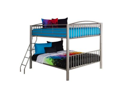 Linon Home Decor Products, Inc. Heavy Metal Pewter Full Bunkbed