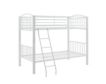 Linon Home Decor Products, Inc. Heavy Metal White Twin Bunkbed small image number 1