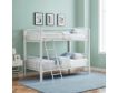 Linon Home Decor Products, Inc. Heavy Metal White Twin Bunkbed small image number 2