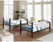 Linon Home Decor Products, Inc. Heavy Metal Black Twin Bunkbed small image number 4