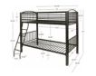 Linon Home Decor Products, Inc. Heavy Metal Black Twin Bunkbed small image number 5