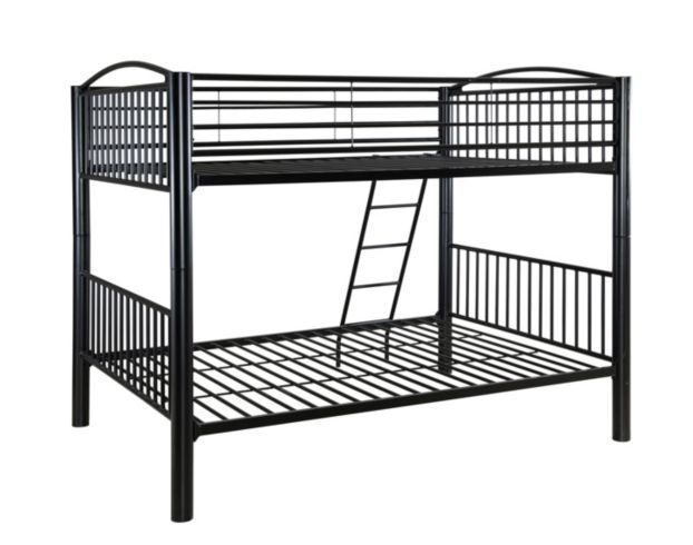 Linon Home Decor Products, Inc. Heavy Metal Black Full Bunkbed large image number 3