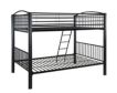 Linon Home Decor Products, Inc. Heavy Metal Black Full Bunkbed small image number 3