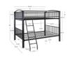 Linon Home Decor Products, Inc. Heavy Metal Black Full Bunkbed small image number 5