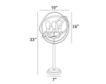 Lite Source Orbiton Table Lamp small image number 4