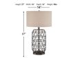Lite Source Cassiopeia Table Lamp small image number 3