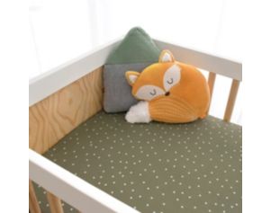 Living 63 Forest Retreat Green Fitted Crib Sheet