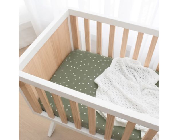 Green best sale cot sheet