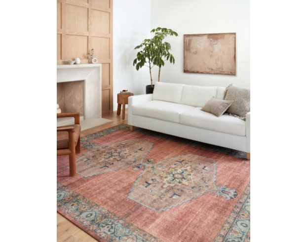 Loloi, Inc. Heidi Spice/Aqua 9 X 13 Rug large image number 6