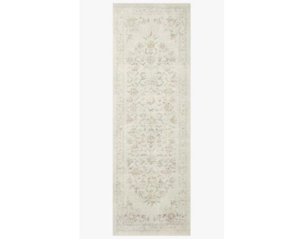 Loloi Courtyard Yellow/Multi 2.6 x 9.6 Runner Rug large image number 1