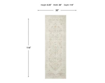 Loloi Courtyard Yellow/Multi 2.6 x 9.6 Runner Rug