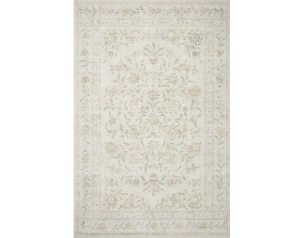 Loloi Courtyard Yellow/Multi 5 X 7.6 Rug large image number 1