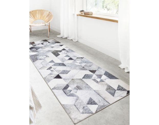 Loloi Maddox 2' X 8' Gray Runner Rug large image number 2