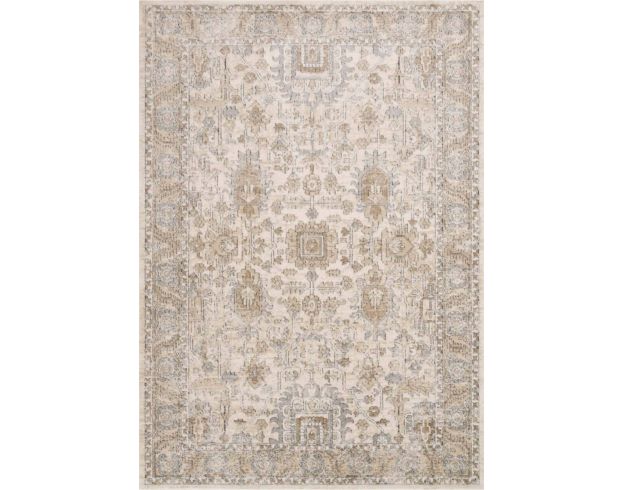 Loloi Teagan Ivory and Sand 5' X 8' Rug large image number 1