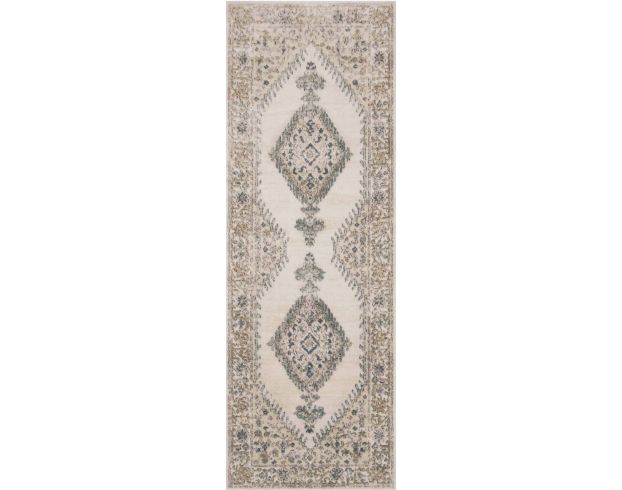 Loloi Teagan Oatmeal and Ivory 2' X 8' Rug large image number 1