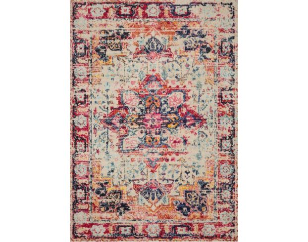 Loloi Nadia Ivory and Fiesta 3' X 5' Rug large image number 1