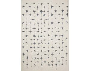 Loloi Hagen White and Navy 8' X 11' Rug