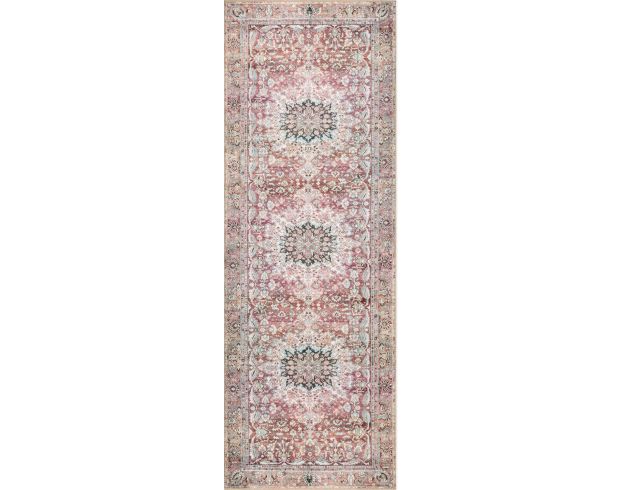 Loloi Wynter 2' X 8' Red Rug large image number 1
