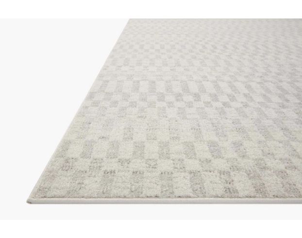 Loloi Kamala Gray Checkered 5'3" x 7'9" Rug large image number 5