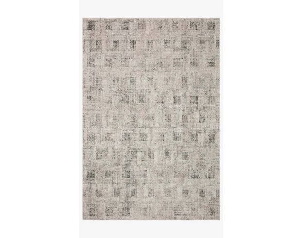 Loloi Kamala Graphite Checkered 5'3" x 7'9" Rug large image number 1