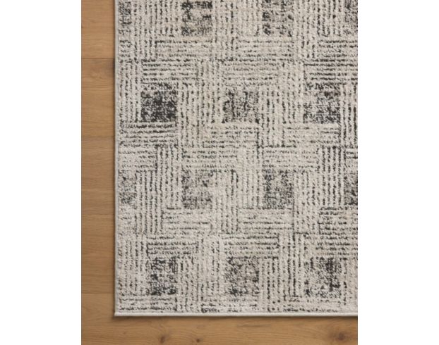 Loloi Kamala Graphite Checkered 5'3" x 7'9" Rug large image number 2