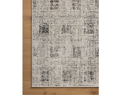 Loloi Kamala Graphite Checkered 5'3" x 7'9" Rug