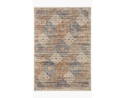 Loloi Sorrento Ivory/Multi 5'3" x 7'6" Rug